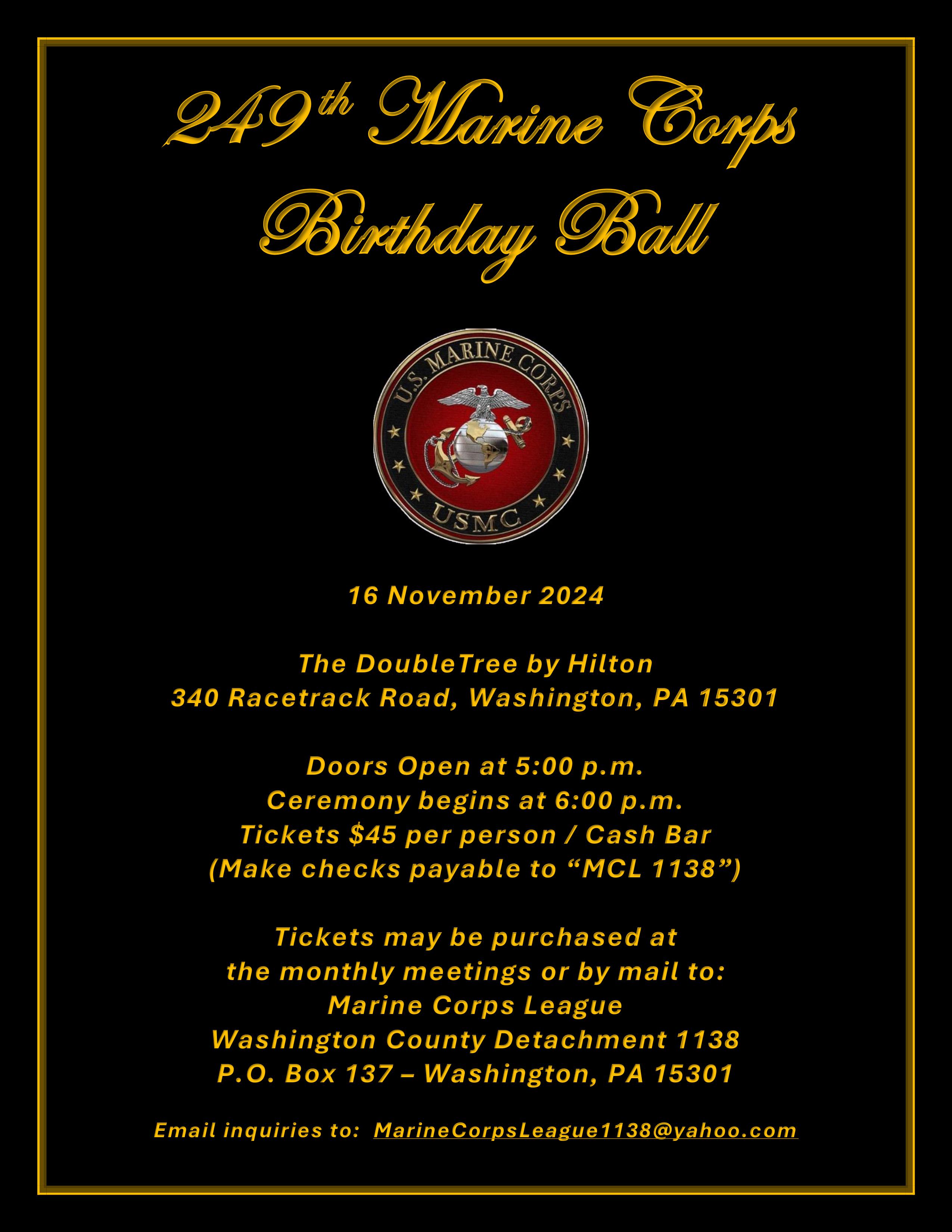 249th Ball Flyer